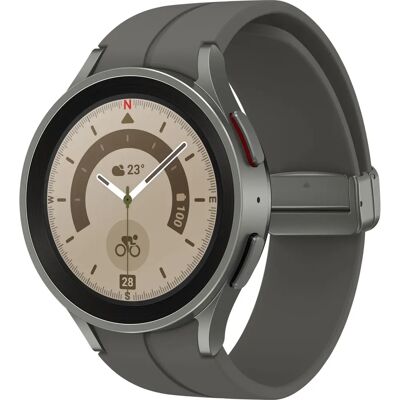Samsung Galaxy Watch5 Pro 45mm - Montre connectée en titane Samsung Galaxy Watch5 Pro 45mm - Montre connectée en titane