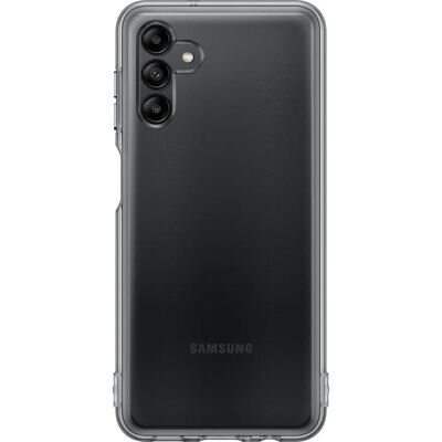 Coque de téléphone transparente noire Samsung EF-QA047TBEGWW - Accessoire mobile - Publicité Coque de téléphone transparente noire Samsung EF-QA047TBEGWW - Accessoire mobile - Publicité