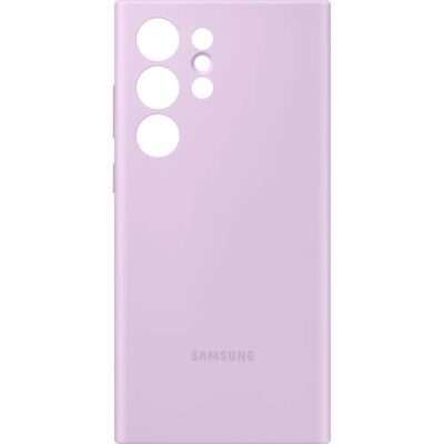 Coque en silicone lavande pour Galaxy S23 Ultra - Housse de téléphone - Publicité Coque en silicone lavande pour Galaxy S23 Ultra - Housse de téléphone - Publicité