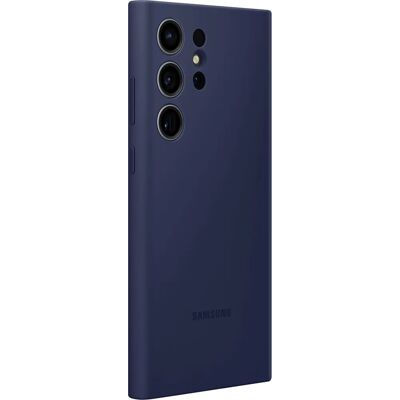 Samsung Galaxy S23 Ultra Navy Silicone Case - Mobile Phone Cover Samsung Galaxy S23 Ultra Navy Silicone Case - Mobile Phone Cover