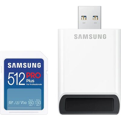 Samsung PRO Plus (2023) SDXC - 512GB + USB-Adapter Samsung PRO Plus (2023) SDXC - 512GB + USB-Adapter