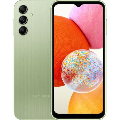 Samsung Galaxy A14 Light Green - Smartphone - 6.6" FHD+ - 64GB - Android 13 Samsung Galaxy A14 Light Green - Smartphone - 6.6" FHD+ - 64GB - Android 13