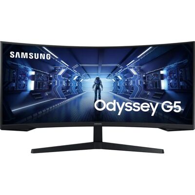 Moniteur de jeu incurvé ultra-large Samsung LC34G55TWWPXXU - 34" - Publicité Moniteur de jeu incurvé ultra-large Samsung LC34G55TWWPXXU - 34" - Publicité