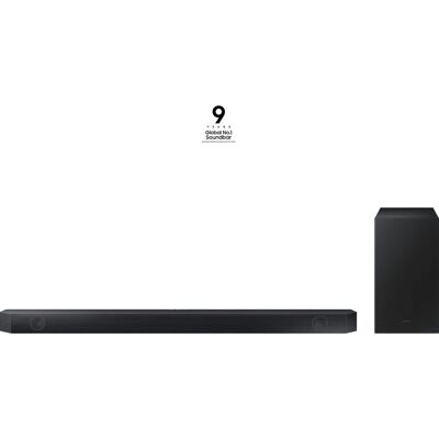 Samsung HW-Q60C - Barre de son sans fil 3.1 - Noir - Publicité Samsung HW-Q60C - Barre de son sans fil 3.1 - Noir - Publicité