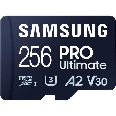 Samsung PRO Ultimate microSD (2023) - 256GB (MB-MY256SA/WW) + Adapter SD Samsung PRO Ultimate microSD (2023) - 256GB (MB-MY256SA/WW) + Adapter SD
