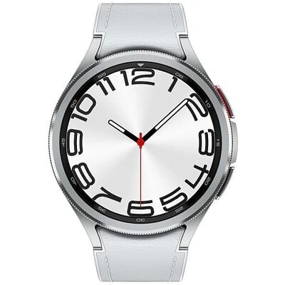 Samsung Galaxy Watch6 Classic - Reloj inteligente plateado con GPS y monitoreo de salud Samsung Galaxy Watch6 Classic - Reloj inteligente plateado con GPS y monitoreo de salud