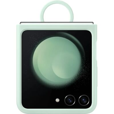 Samsung Galaxy Z Flip5 silikonisuoja ja rengas - Vihreä - Puhelimen suojus Samsung Galaxy Z Flip5 silikonisuoja ja rengas - Vihreä - Puhelimen suojus