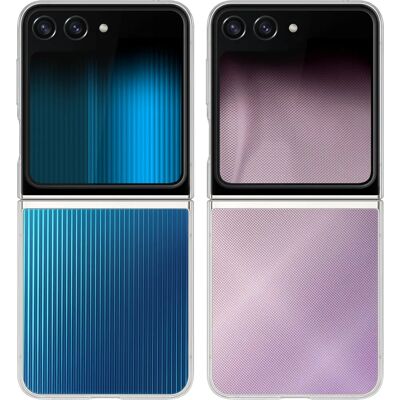 Samsung Z Flip5 Transparent Customizable Phone Cover - Protection & Fun Samsung Z Flip5 Transparent Customizable Phone Cover - Protection & Fun