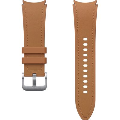 Pulseira híbrida de couro ecológico e fluoroelastômero Samsung - Marrom Pulseira híbrida de couro ecológico e fluoroelastômero Samsung - Marrom
