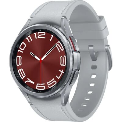 Samsung Galaxy Watch6 Classic - Argent, 43mm, OLED, Écran Tactile, GPS, Fitness - Publicité Samsung Galaxy Watch6 Classic - Argent, 43mm, OLED, Écran Tactile, GPS, Fitness - Publicité