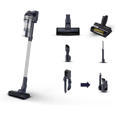 Samsung VS15A60AGR5 - Noir, Argent - Aspirateur balai - Publicité Samsung VS15A60AGR5 - Noir, Argent - Aspirateur balai - Publicité