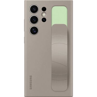 Samsung Galaxy S24 Ultra Taupe Standhülle - Handyhülle Samsung Galaxy S24 Ultra Taupe Standhülle - Handyhülle