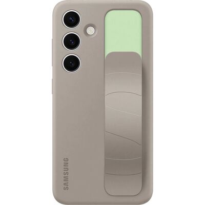Coque à Poignée Debout Taupe pour Samsung Galaxy S24 - Publicité Coque à Poignée Debout Taupe pour Samsung Galaxy S24 - Publicité