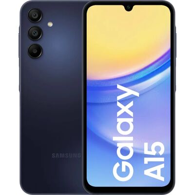 Samsung Galaxy SM-A155F - 6,5" Dual SIM Android 14 - Noir, Bleu - Publicité Samsung Galaxy SM-A155F - 6,5" Dual SIM Android 14 - Noir, Bleu - Publicité
