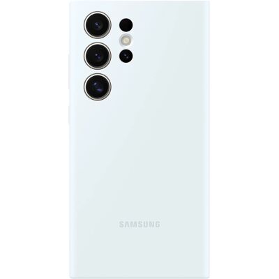Funda de silicona blanca para Samsung S24 Ultra - Protección y estilo Funda de silicona blanca para Samsung S24 Ultra - Protección y estilo