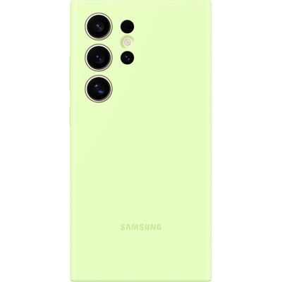 Samsung S24 Ultra Hellgrüner Silikonhülle - Handytasche Samsung S24 Ultra Hellgrüner Silikonhülle - Handytasche