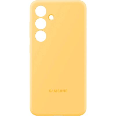 Funda de silicona amarilla Samsung Galaxy S24 Funda de silicona amarilla Samsung Galaxy S24