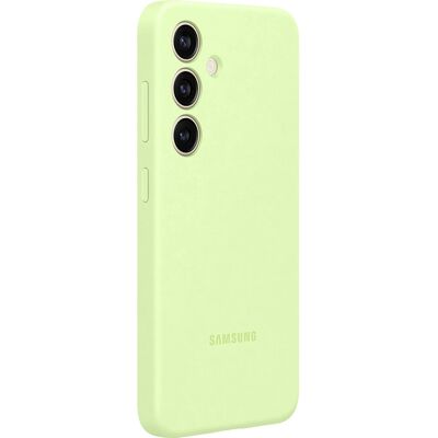Funda de silicona verde limón para Galaxy S24 - Delgada y protectora Funda de silicona verde limón para Galaxy S24 - Delgada y protectora