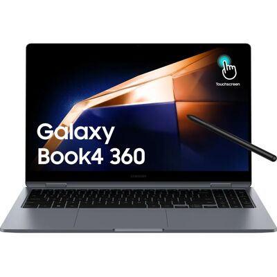 Samsung Galaxy Book4 360 - 15.6" AMOLED Touchscreen - Intel Core 5 - 16 GB RAM - 256 GB SSD - Grey Samsung Galaxy Book4 360 - 15.6" AMOLED Touchscreen - Intel Core 5 - 16 GB RAM - 256 GB SSD - Grey