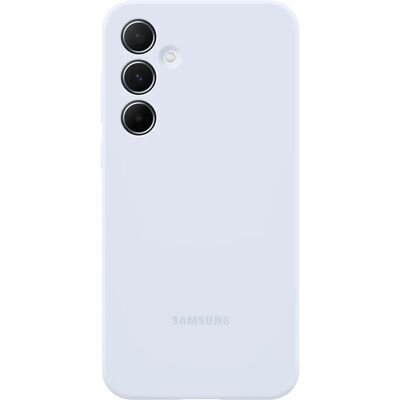 Samsung vaaleansininen silikonikasus Galaxy A55 - Puhelimen suoja Samsung vaaleansininen silikonikasus Galaxy A55 - Puhelimen suoja
