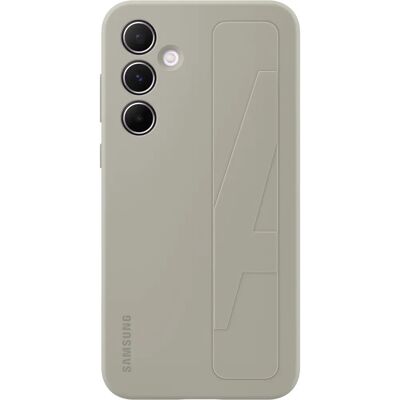 Samsung Galaxy A55 Harmaa Seisova Otelakka - Puhelimen Kuori Samsung Galaxy A55 Harmaa Seisova Otelakka - Puhelimen Kuori