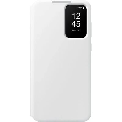 Etui portfel Smart View firmy Samsung dla Galaxy A55 - Biały - Styl książki Etui portfel Smart View firmy Samsung dla Galaxy A55 - Biały - Styl książki