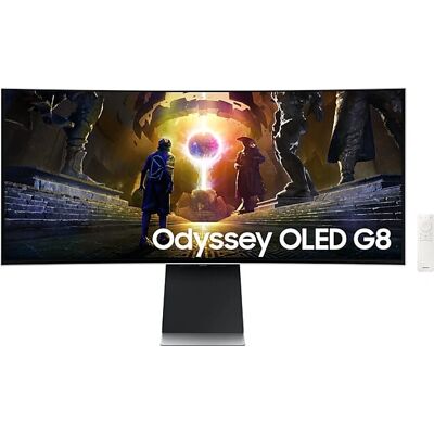 Samsung G85SD Serie 34" OLED Kaareva Näyttö - 3440x1440 - 175Hz Samsung G85SD Serie 34" OLED Kaareva Näyttö - 3440x1440 - 175Hz