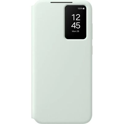 Coque portefeuille Smart View blanche pour Samsung S24 FE Coque portefeuille Smart View blanche pour Samsung S24 FE