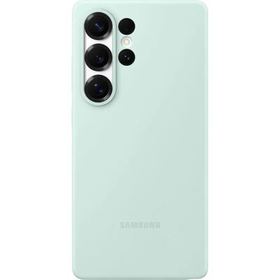 Samsung - Galaxy S25 Ultra Silicone Case - Máta - Jemný dotyk - Pouzdro na telefon Samsung - Galaxy S25 Ultra Silicone Case - Máta - Jemný dotyk - Pouzdro na telefon