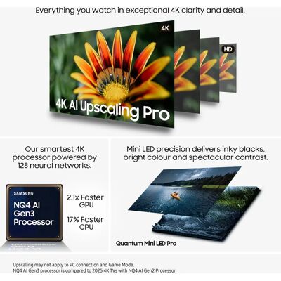 Samsung QN90F Neo QLED 4K TV - Black Samsung QN90F Neo QLED 4K TV - Black