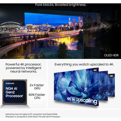 Samsung 77" OLED 4K HDR Smart TV - Black Samsung 77" OLED 4K HDR Smart TV - Black