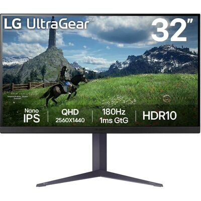 LG UltraGear 32QHD Nano IPS 180Hz 1ms Gaming Monitor LG UltraGear 32QHD Nano IPS 180Hz 1ms Gaming Monitor