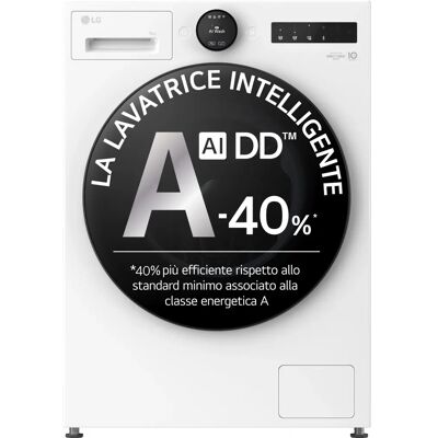 Máquina de lavar LG F4X7009TWB - 9kg, Carregamento frontal, 1400 RPM, Branca Máquina de lavar LG F4X7009TWB - 9kg, Carregamento frontal, 1400 RPM, Branca