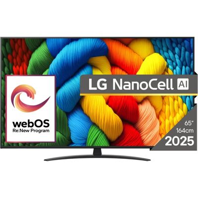 LG NanoCell AI 65NANO81A3A 65-tuumainen 4K Smart TV - TV LG NanoCell AI 65NANO81A3A 65-tuumainen 4K Smart TV - TV