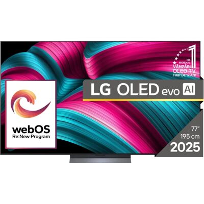 LG OLED evo AI OLED77C51LA - 77" 4K Ultra HD Smart TV Wi-Fi Svart LG OLED evo AI OLED77C51LA - 77" 4K Ultra HD Smart TV Wi-Fi Svart
