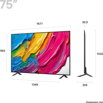 LG - 75QNED80A6A - 75-inch - 4K UHD - TV LG - 75QNED80A6A - 75-inch - 4K UHD - TV