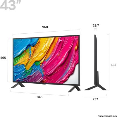 LG - 43QNED80A6A - 4K UHD - α7 AI Processor - TV LG - 43QNED80A6A - 4K UHD - α7 AI Processor - TV