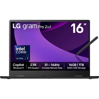 LG Gram Pro 16T90TP-G - Intel Core Ultra 7 255H - 1TB SSD - Laptop LG Gram Pro 16T90TP-G - Intel Core Ultra 7 255H - 1TB SSD - Laptop