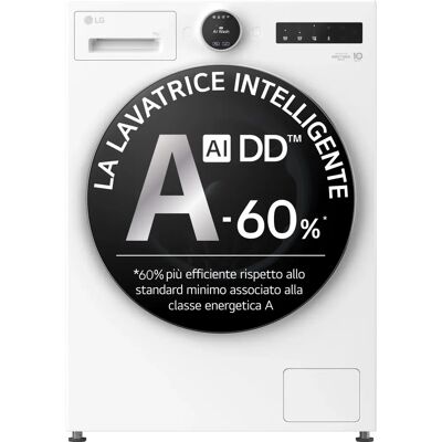 Lavadora LG F4X9009TWCE de carga frontal 9kg - Eficiente em energia Lavadora LG F4X9009TWCE de carga frontal 9kg - Eficiente em energia