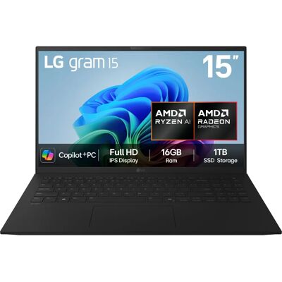 LG - Gram AI 15 - 15.6in - AMD Ryzen AI 7 - Laptop LG - Gram AI 15 - 15.6in - AMD Ryzen AI 7 - Laptop
