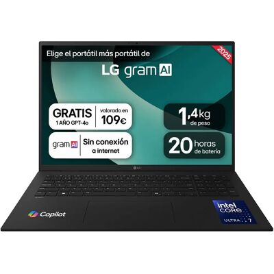 LG 17ZD90T-G Portátil de 17 pulgadas ULTRA7-255H - Ordenador LG 17ZD90T-G Portátil de 17 pulgadas ULTRA7-255H - Ordenador