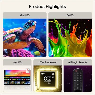 LG - QNED70B6C - 65-inch - 4K Ultra HD TV LG - QNED70B6C - 65-inch - 4K Ultra HD TV