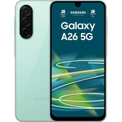 Samsung Galaxy A26 - 256GB Mint - Mobiltelefonen Samsung Galaxy A26 - 256GB Mint - Mobiltelefonen