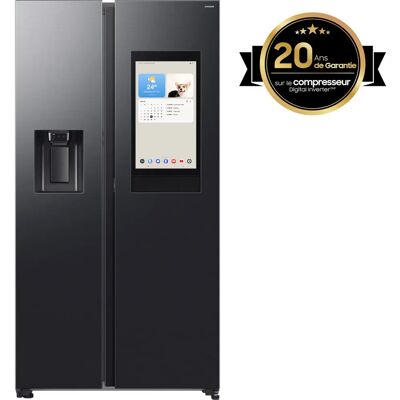 Samsung RS90F66BEFEF - Zwart staal - Koelkast Samsung RS90F66BEFEF - Zwart staal - Koelkast