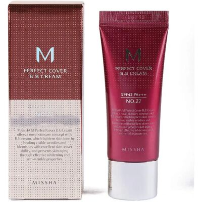 Missha Honey Beige SPF 42/PA+++ BB Cream - BB Cream Missha Honey Beige SPF 42/PA+++ BB Cream - BB Cream