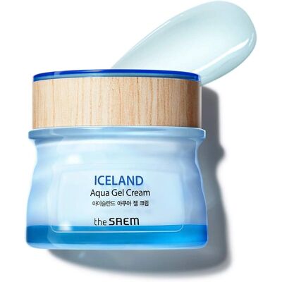 Creme facial hidratante Iceland Aqua Gel de The Saem - Creme para o rosto Creme facial hidratante Iceland Aqua Gel de The Saem - Creme para o rosto