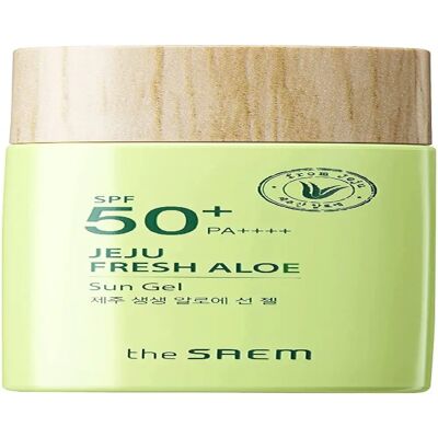 The Saem Jeju Aloe Solar Sun Gel SPF50+ 50g - Gel Solar The Saem Jeju Aloe Solar Sun Gel SPF50+ 50g - Gel Solar