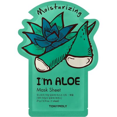 Masque hydratant à l'aloé de Tony Moly - Publicité Masque hydratant à l'aloé de Tony Moly - Publicité