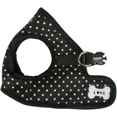Puppia Dotty Hundhalsband - Ergonomisk, Justerbar, Svart Puppia Dotty Hundhalsband - Ergonomisk, Justerbar, Svart