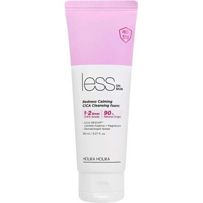 Holika Holika Less On Skin Schiuma Detergente Calmante per Rossore - Schiuma Detergente Holika Holika Less On Skin Schiuma Detergente Calmante per Rossore - Schiuma Detergente